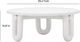 TOV Furniture Tildy White Concrete Indoor/Outdoor Coffee Table-2