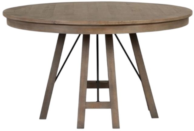 Magnussen Home® Paxton Place Dovetail Gray 52" Round Dining Table-0