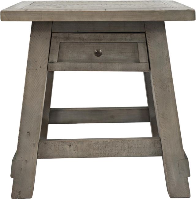 Jofran Inc. Outer Banks Driftwood Power End Table-1