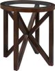 Elements International Sandie 3-Piece Espresso Table Set-3