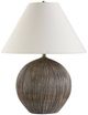 Uttermost® Sayre Dark Brown Table Lamp with Black Accents-0