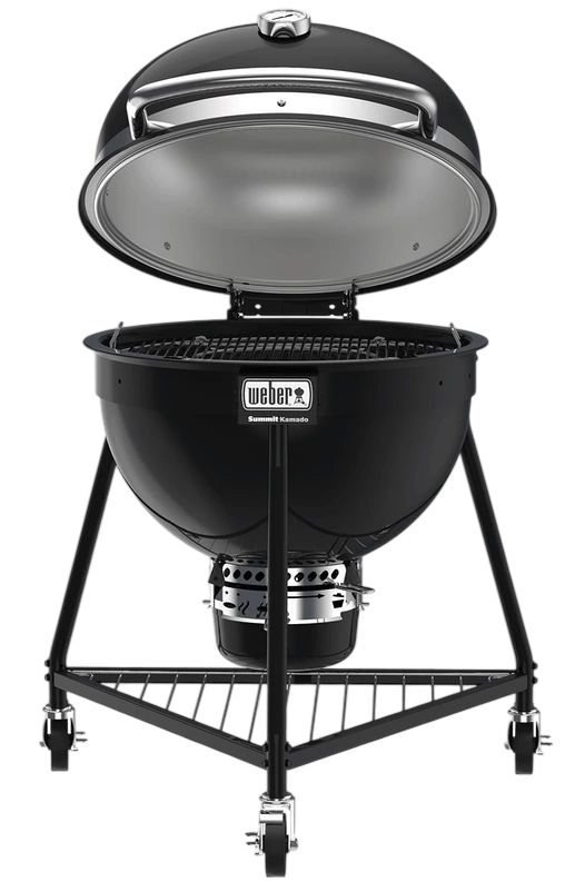 Weber® Summit® Kamado E6 35" Black Portable Charcoal Grill-1