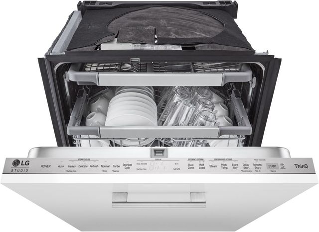 LG Studio 24” Panel Ready Top Control Built In Dishwasher-3