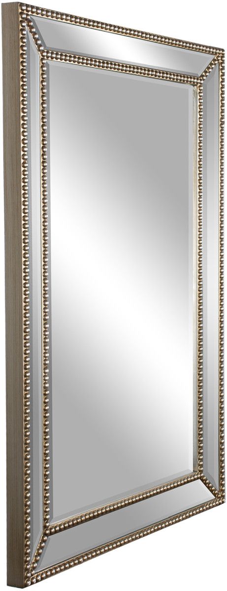 Renwil® Meridian Antique Brass/Antique Champagne Wall Mirror-1