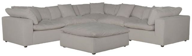 Jackson Furniture Posh 6-Piece Dove Modular Sectional