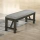 New Classic® Home Furnishings Gulliver Gray/Rustic Brown Bench-5