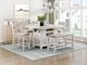 Homelegance® Savile Brushed Antique White/Light Gray Counter Height Bench-1