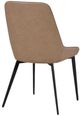 Modus Furniture Lucia Honey/Matte Black Upholstered Dining Chair -3