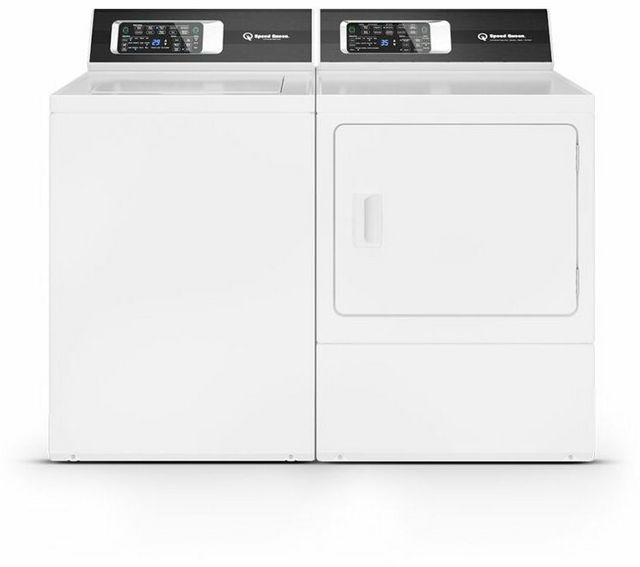 Speed Queen® DR7 7.0 Cu. Ft. White Front Load Electric Dryer-5