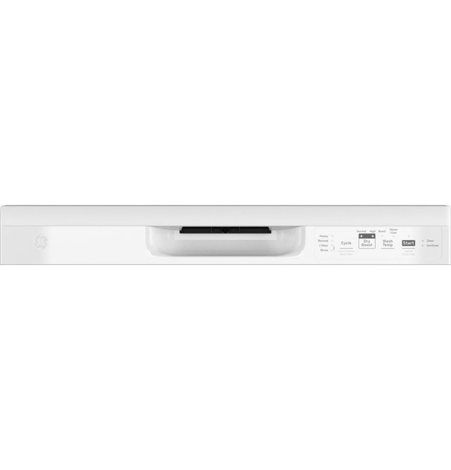 GE® 24" White Front Control Built-In Dishwasher-4
