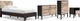 Signature Design by Ashley® Piperton 4-Piece Two-Tone Black/Brown Queen Panel Platform Bed Set-0