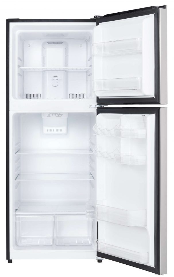 Danby® 10.1 Cu. Ft. Stainless Look Apartment Size Top Freezer Refrigerator-1