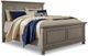 Signature Design by Ashley® Lettner 2-Piece Light Gray California King Panel Bed Set-1