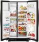 Whirlpool® 33" 21.4 Cu. Ft. Black Stainless Side-by-Side Refrigerator-2