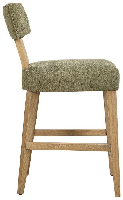 Uttermost® Elysian Moss/Natural Counter Stool-4