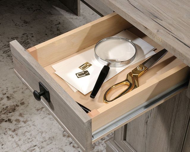 Sauder® Palladia® Split Oak® L-Shaped Desk-1