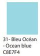 Zenima® Microfiber Ocean Blue King Sheet Set-1