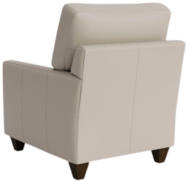 Bassett® Furniture Customizable Benchmade Premier Leather Track Arm Accent Chair-3