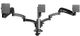 Chief® Kontour K1C Series Black Triple 3x1 Monitor Dynamic Column Mount-0