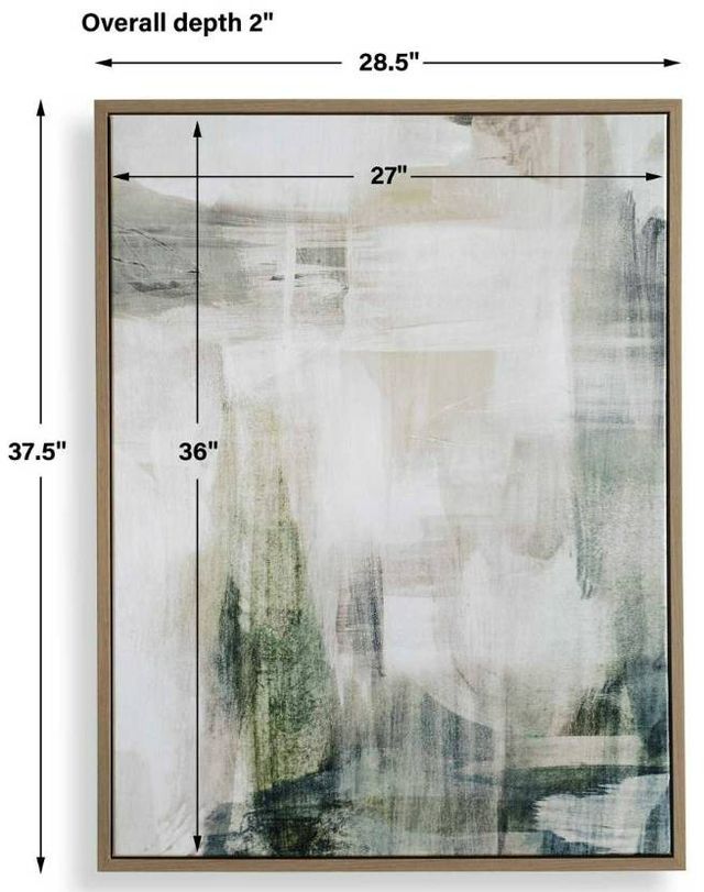 Uttermost® Subliminal Drift Framed Canvas-2