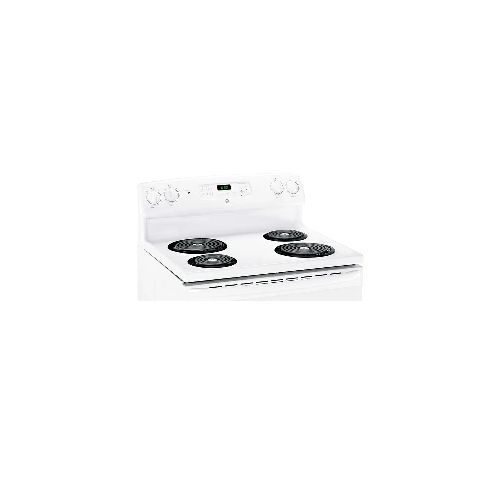 GE 30" White Freestanding Electric Range-1
