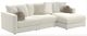 Jackson Furniture Ritzy 3-Piece Bone Right-Arm Facing Sectional and Chaise-0
