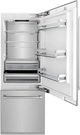ZLINE 30" 16.1 Cu. Ft. Satin Stainless Steel Built-In Bottom Freezer Refrigerator-1