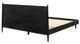 Armen Living Artemio 3-Piece Black Queen Bedroom Set-2