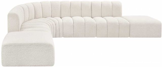 Meridian Furniture Arc 7-Piece Cream Modular Sectional-1