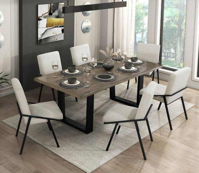 Homelegance® Rochelle Cream Dining Side Chair-1