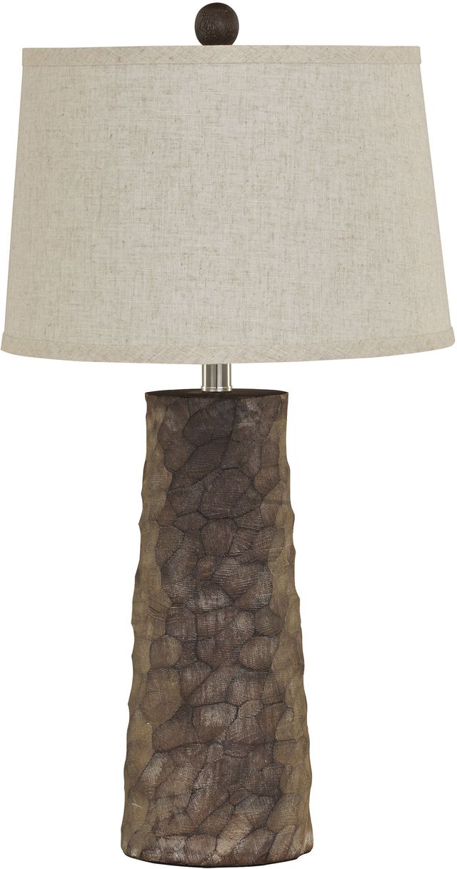 Signature Design by Ashley® Sinda 2-Piece Gray Poly Table Lamps-1