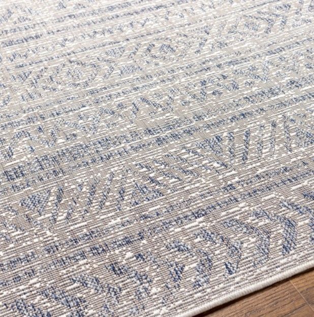 Surya Eagean Navy/Taupe 4'x6' Area Rug-4