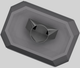 Vent-A-Hood® Designer Series 42" Gunsmoke Island Range Hood-1