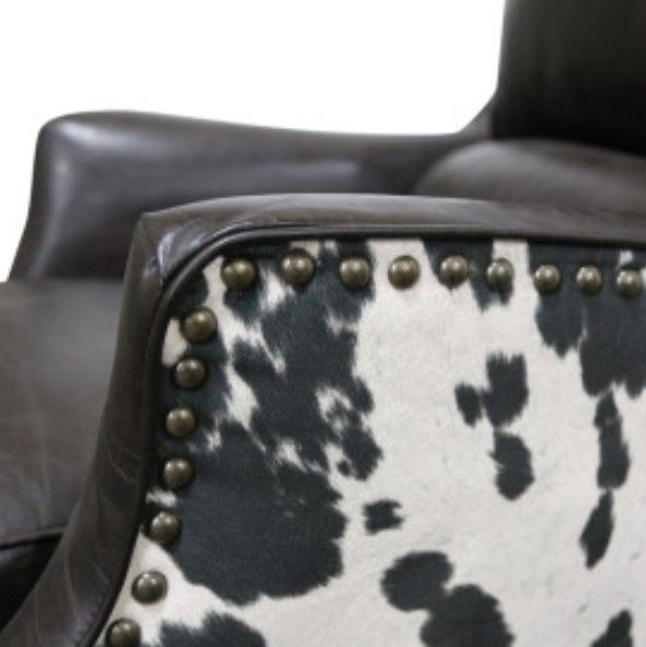 Porter International Designs Wrangler Espresso Accent Chair-4