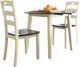 Signature Design by Ashley® Woodanville 3-Piece Beige/Brown Dining Set-0
