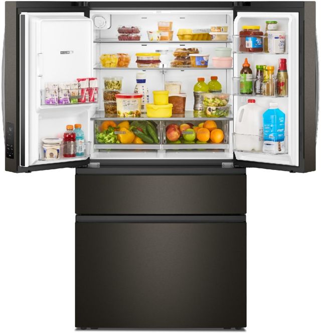 Whirlpool® 36" 28.9 Cu. Ft. FingerPrint Resistant Black Stainless Steel French Door Refrigerator-1