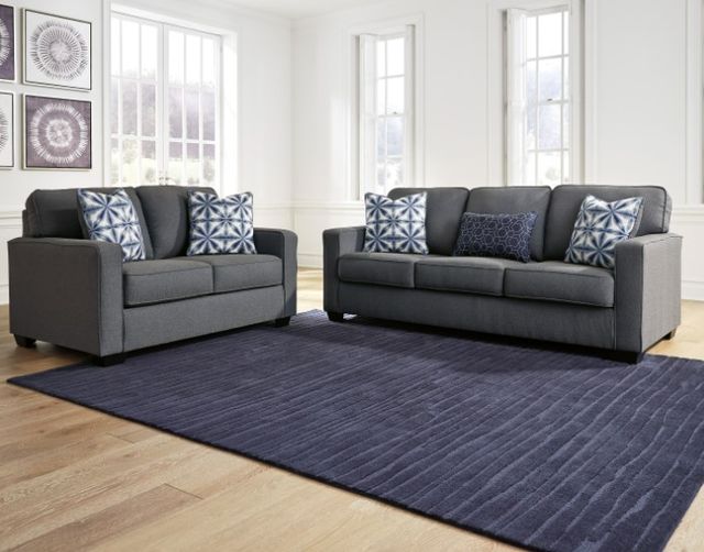 Benchcraft® Kiessel Nuvella 2-Piece Indigo Living Room Set-3