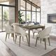 Amisco Customizable Fabiola 72" Rectangular Dining Table with 1" Thermo Fused Laminate Top-3