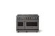 Viking® 7 Series 48" Damascus Gray Pro Style Dual Fuel Range-0