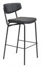 Zuo Modern Sharon Vintage Black Bar Chair-0