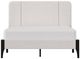 HH2 Home Springlee Oatmeal Queen Upholstered Platform Bed-2