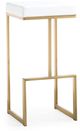 TOV Furniture Ferrara White Set of 2 Gold Steel Bar Stool-0
