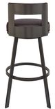 Armen Living Flynn Chocolate/Java 26'' Bar Stool-3