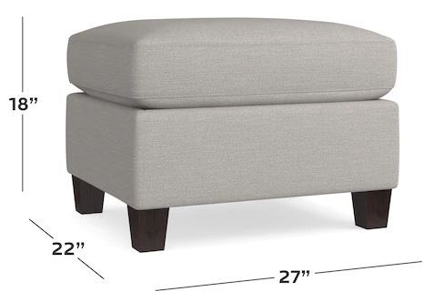 Bassett® Furniture Spencer Dove Ottoman-1