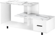 Monarch Specialties Inc. White/White Marble TV Stand-0