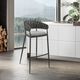 Armen Living Giovanni Black/Gray Bar Stool-1