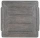 Bernhardt Andros Bernhardt Exteriors Smoked Truffle Wood Outdoor Side Table-4
