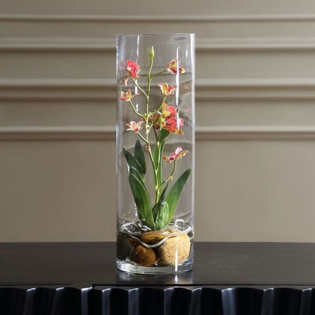 Uttermost® Mariposa Green/Pink Orchid-1