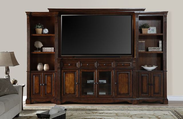 Legends Home Parliament Hazelnut Entertainment Wall-1