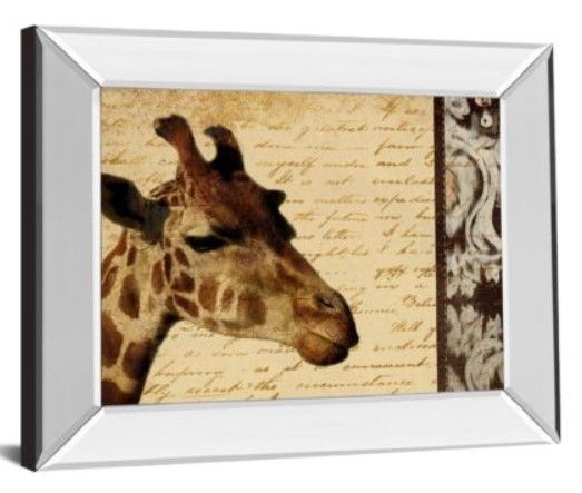 Classy Art Madagascar Safari I by Patricia Pinto Mirror Framed Wall Art-1